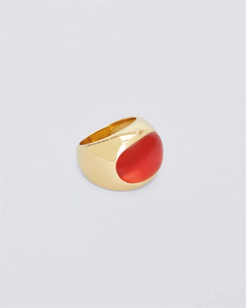 TRINE TUXEN FLARA RING GOLDPLATED